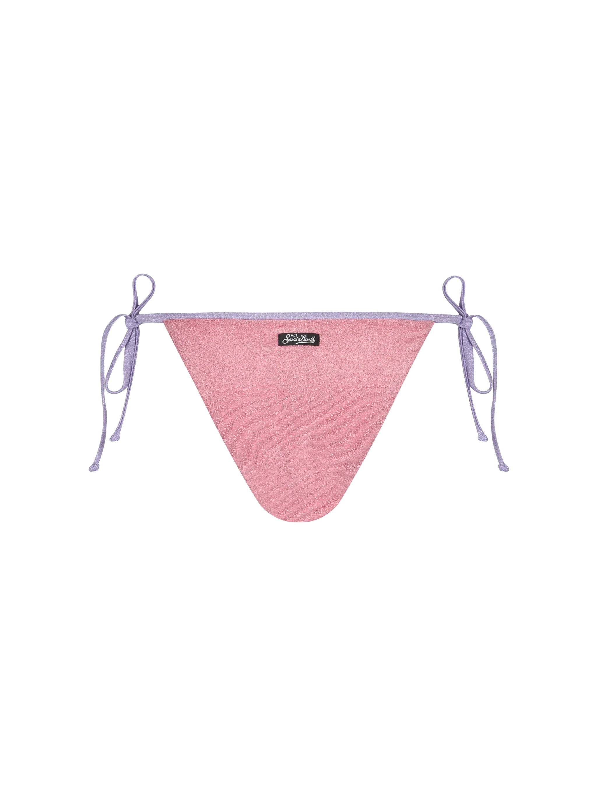 Marielle Lurex String Swim Briefs Pink Bottom