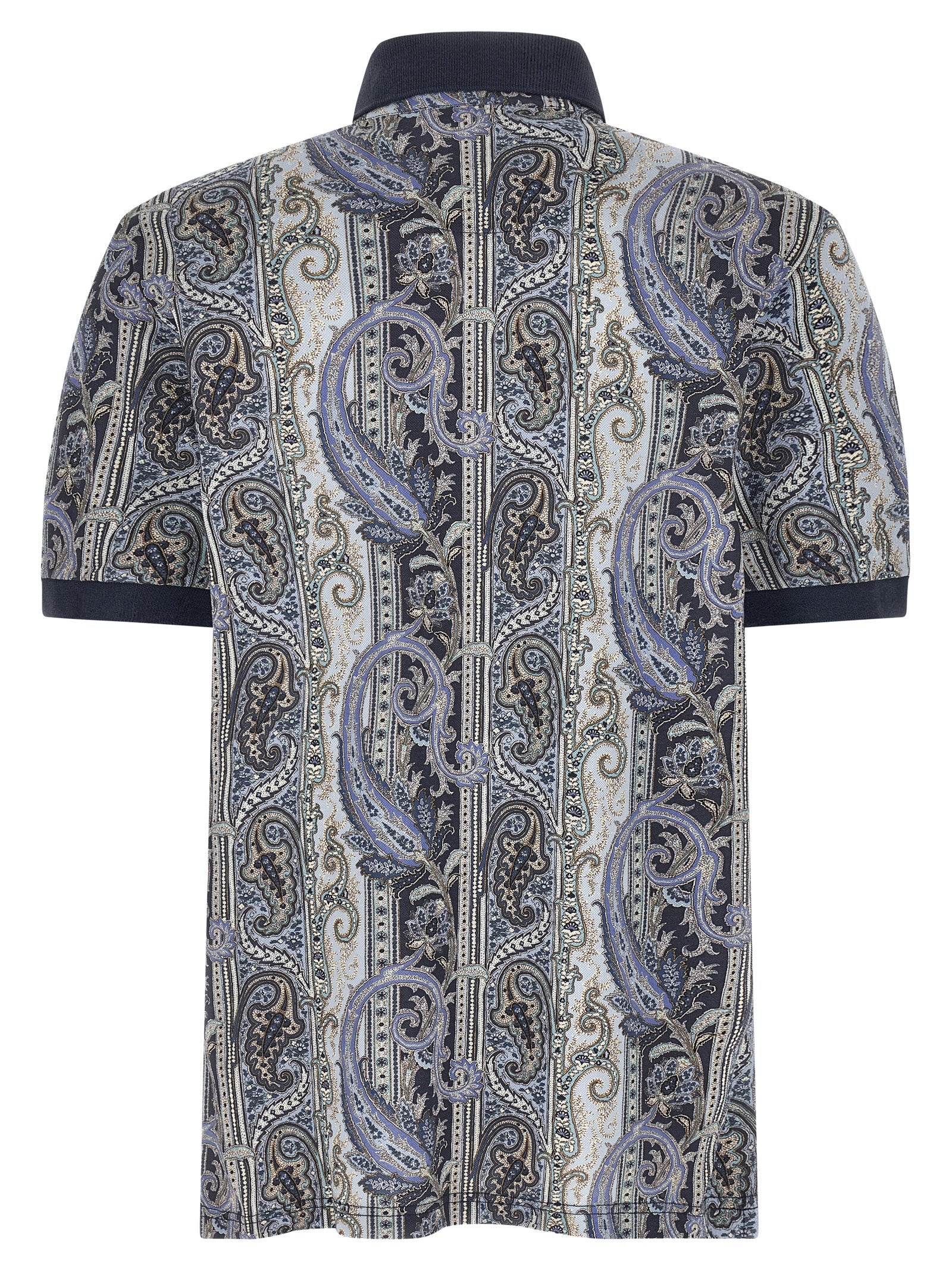 Arnica Paisley polo shirt Blue Cotton