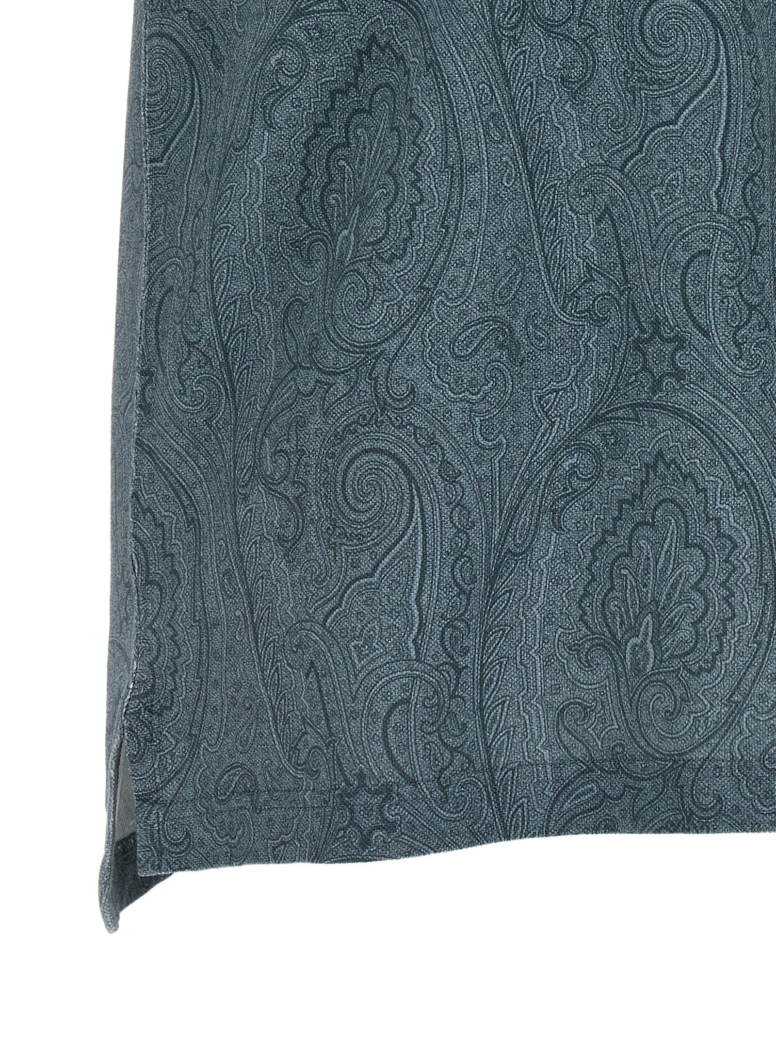 Paisley polo shirt Blue Cotton