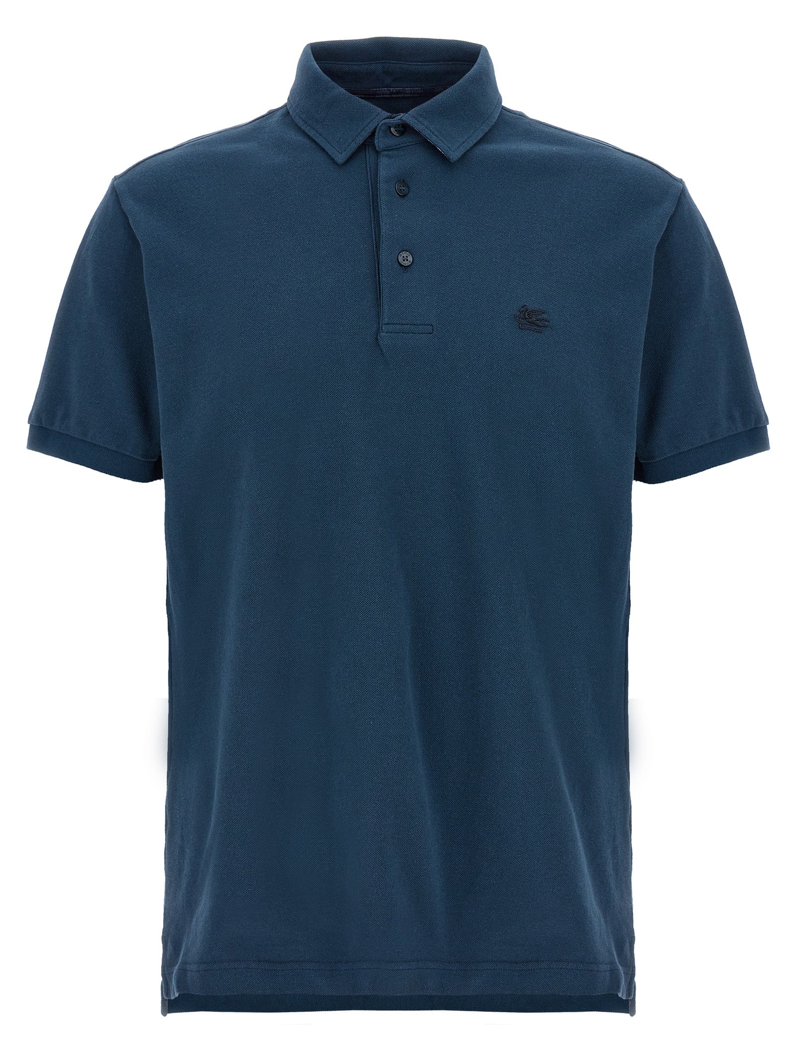 Pegaso polo shirt Blue Cotton