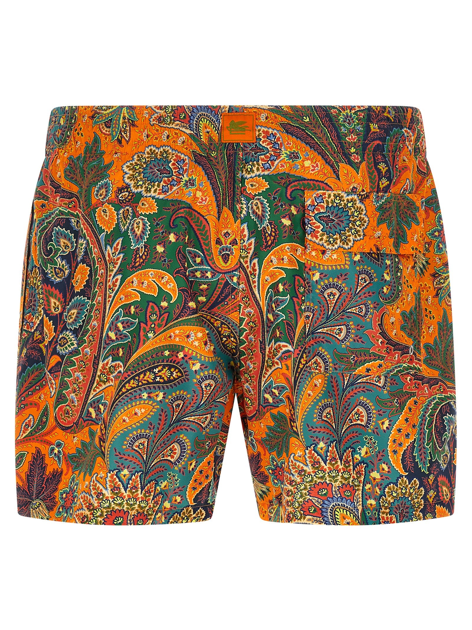 Paisley floral swimsuit Orange Polyester Beachwear