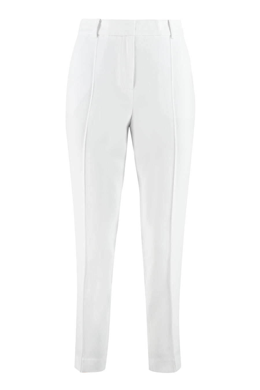 White Crepe Lined Trousers Trouser Suits