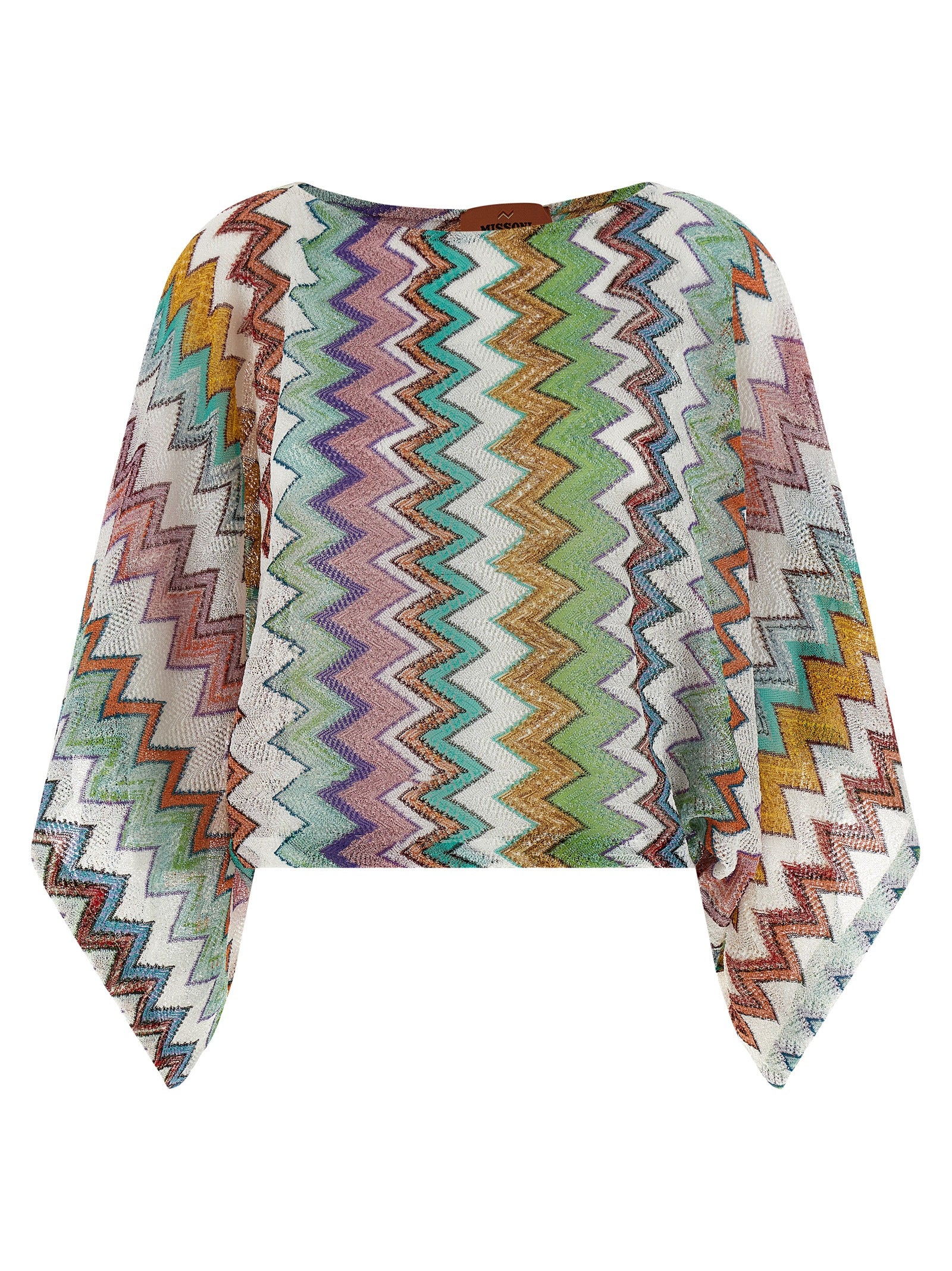 Zigzag Top Viscose Tops