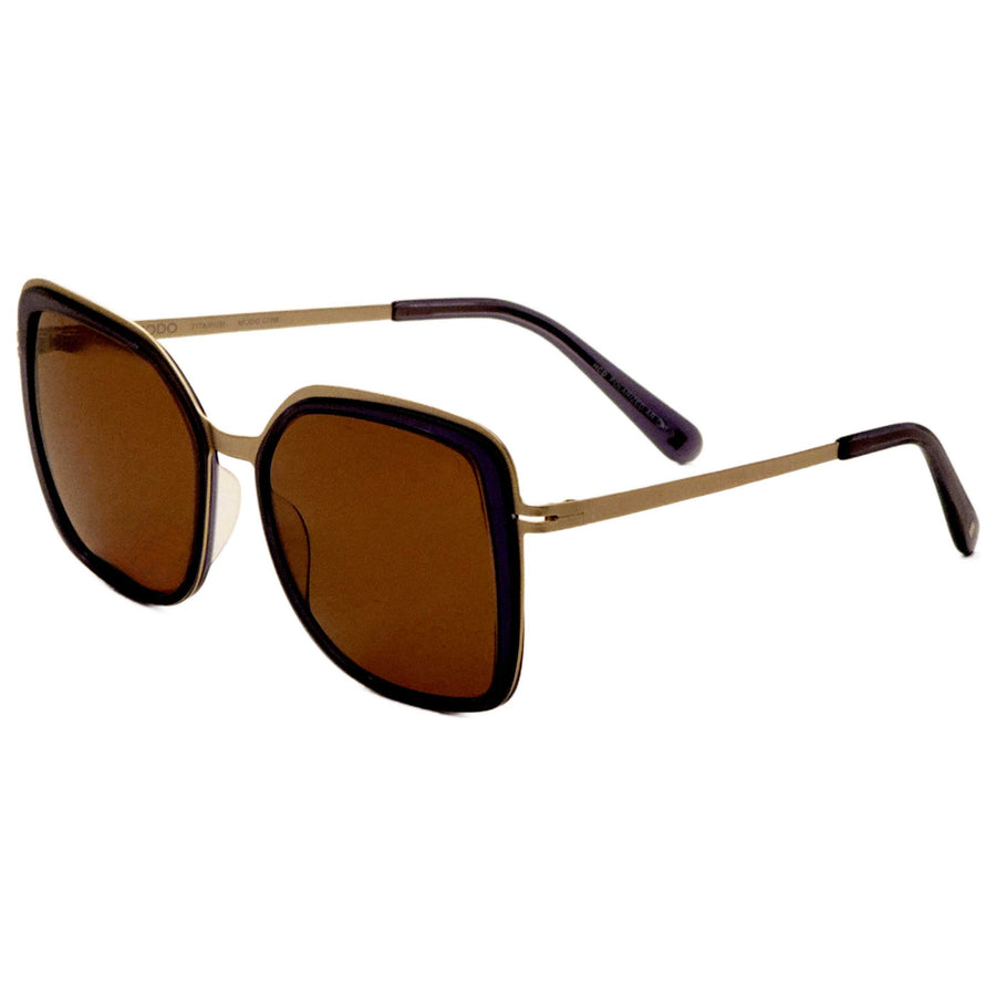Preloved - Modo Womens 54mm Brown Polarized Sunglasses Ms462sblgd054 One Color