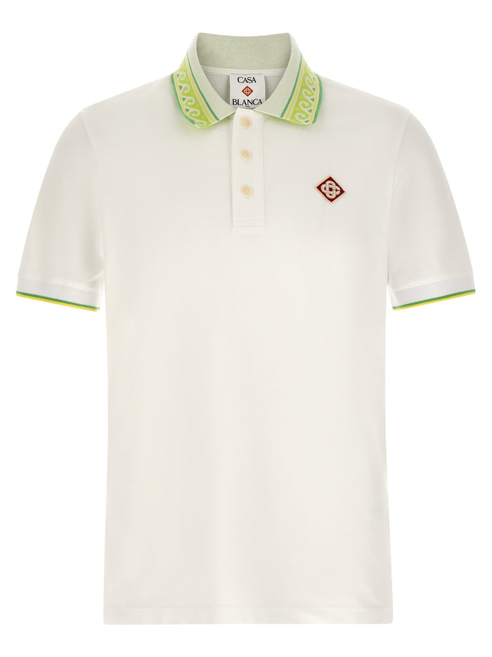 Laurel Polo Shirt White Cotton