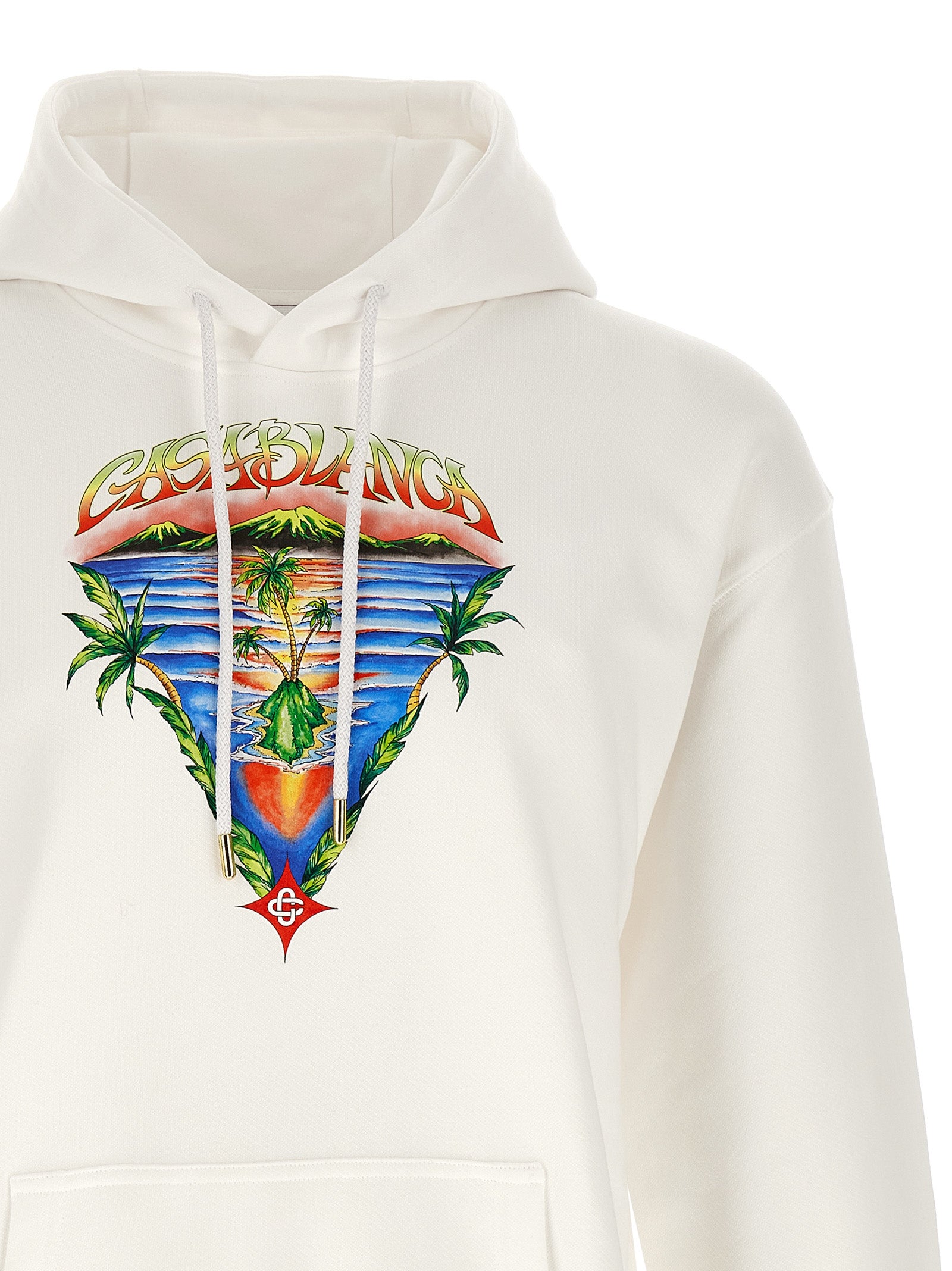 Innocence Triangle hoodie White Organic Cotton Sweatshirt