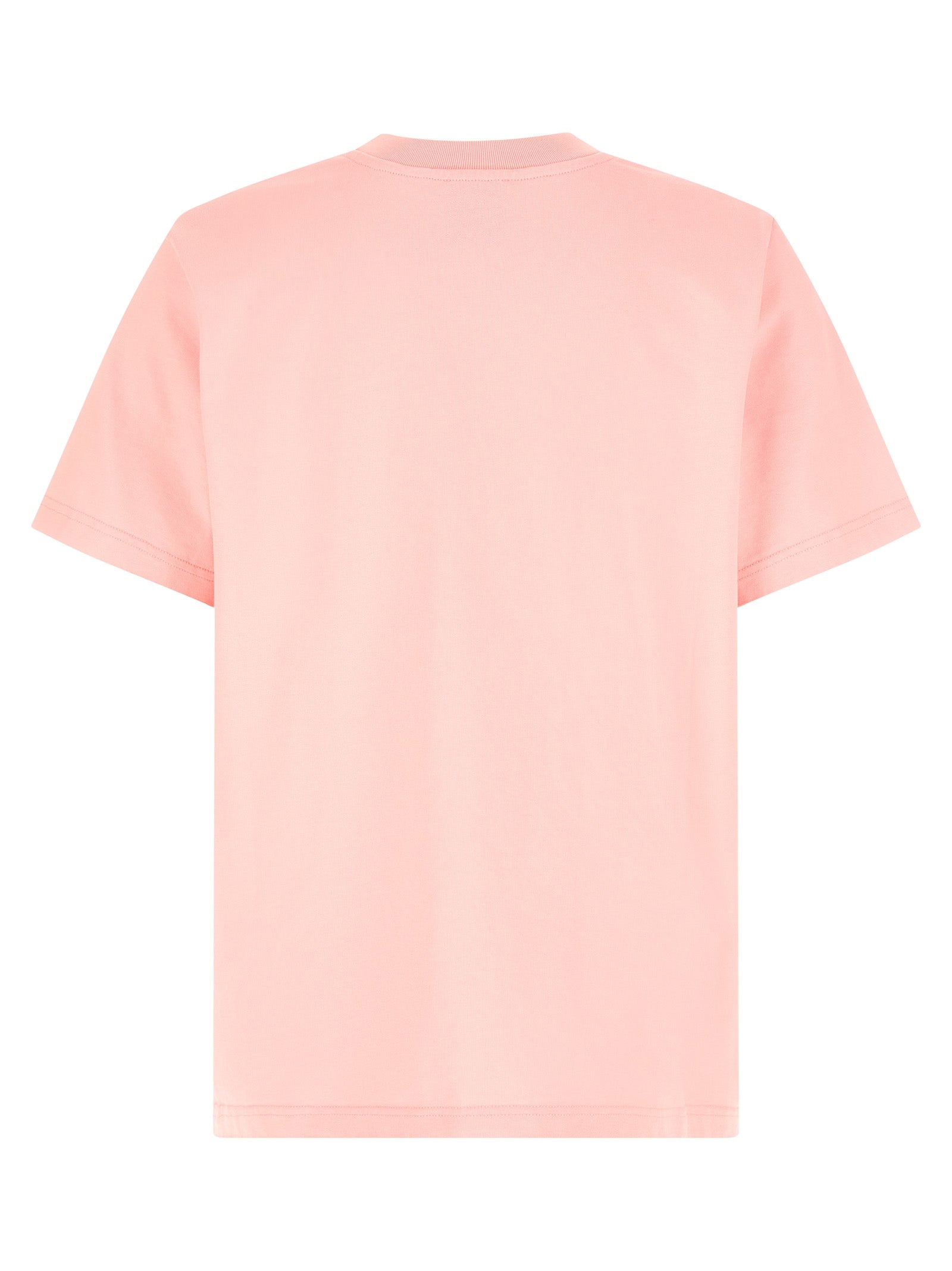 Martin Naumann Glass Logo T-Shirt Pink Organic Cotton