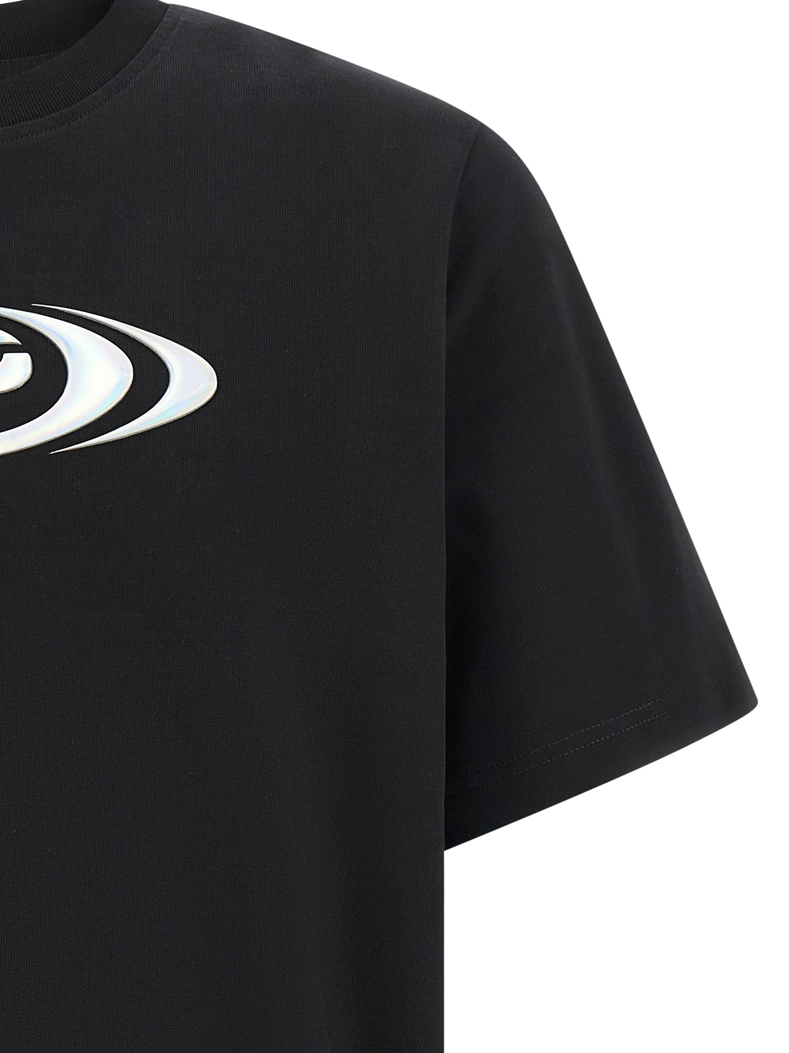 Warped Logo T-shirt Black Organic Cotton