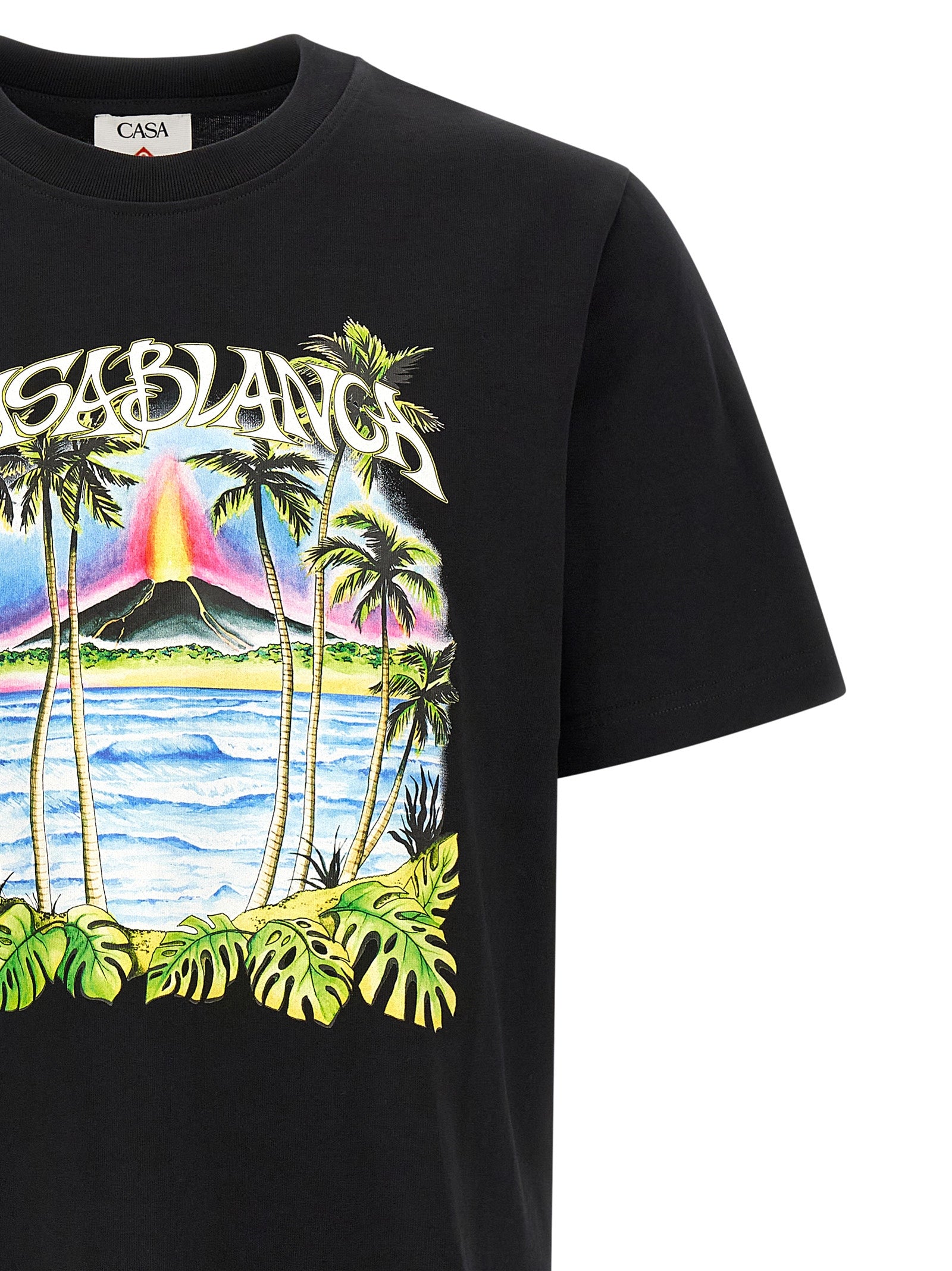 Volcano T-Shirt Black Organic Cotton