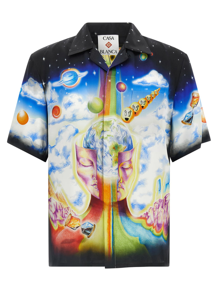 The Essential Experience shirt Multicolor Silk Shirt, Blouse