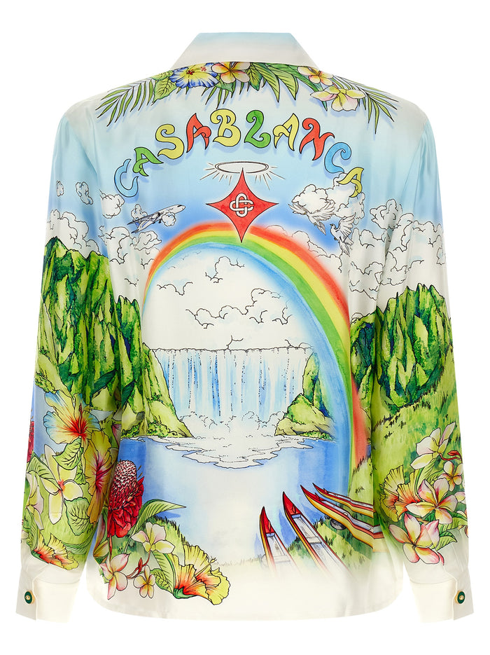 Aloha shirt Multicolor Silk Shirt, Blouse