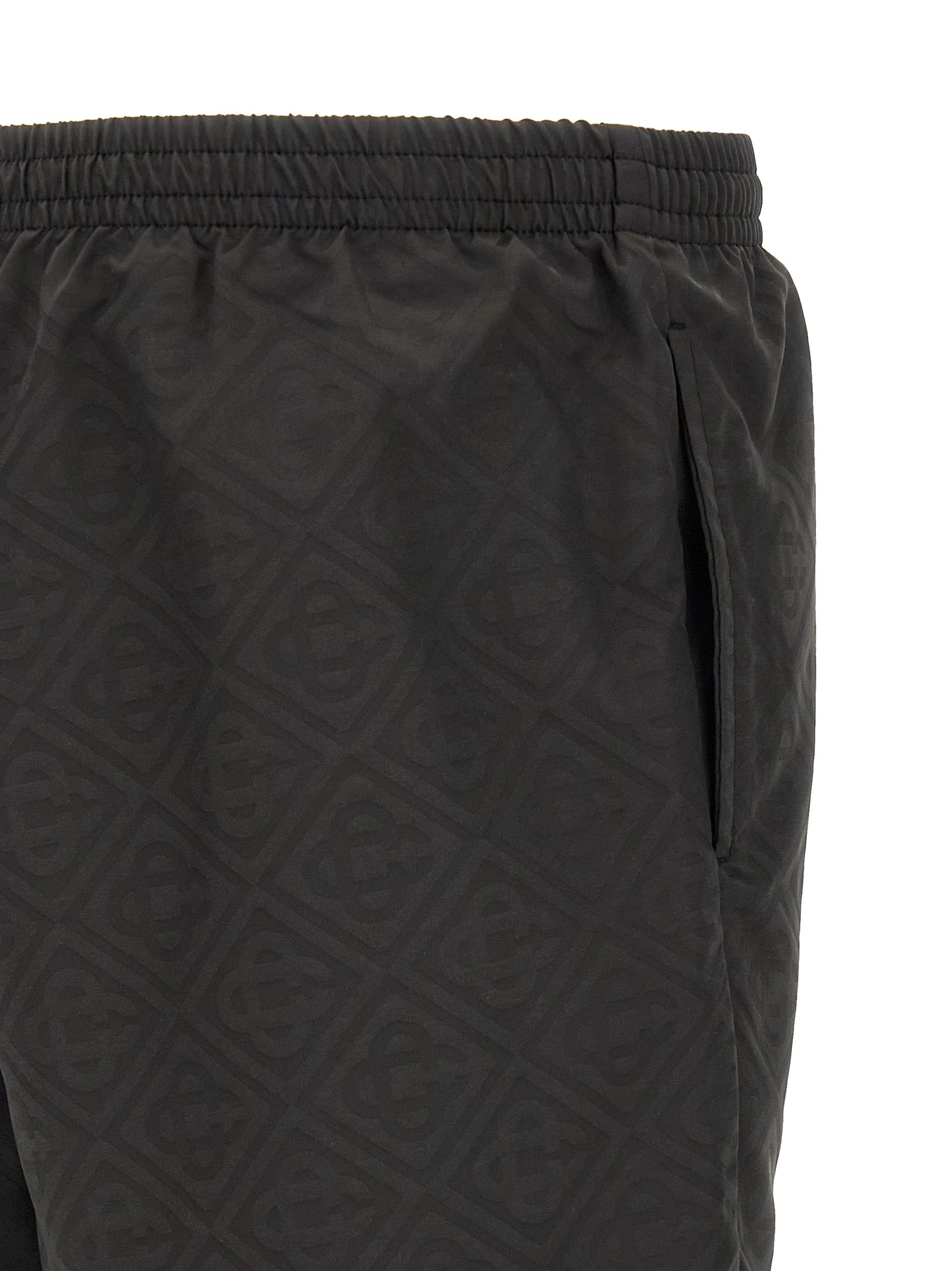 Jacquard logo swimsuit Black Polyester Beachwear