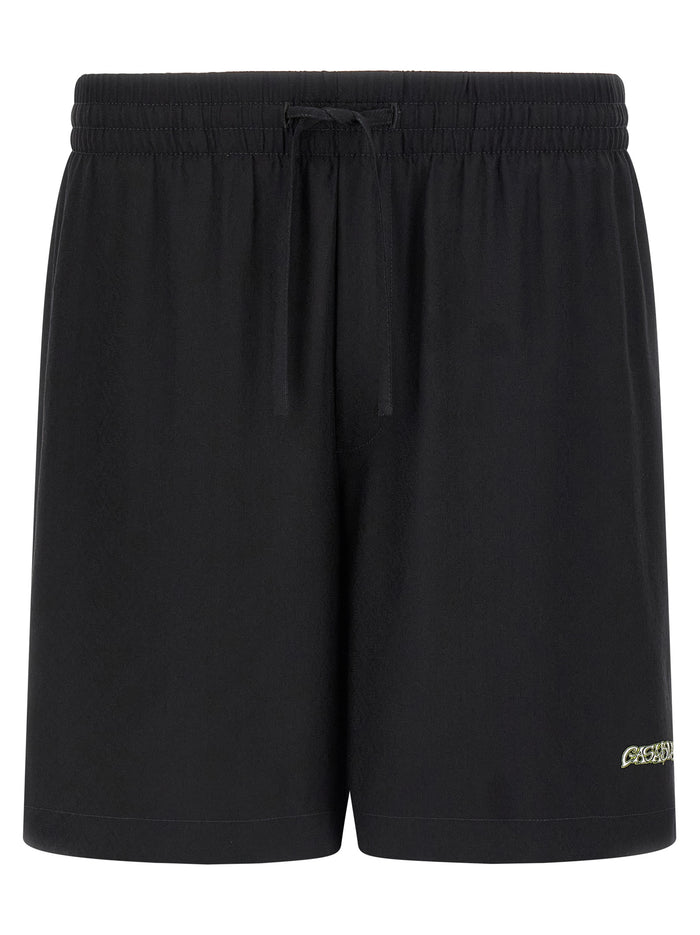 Volcano bermuda shorts Black Silk Bermuda