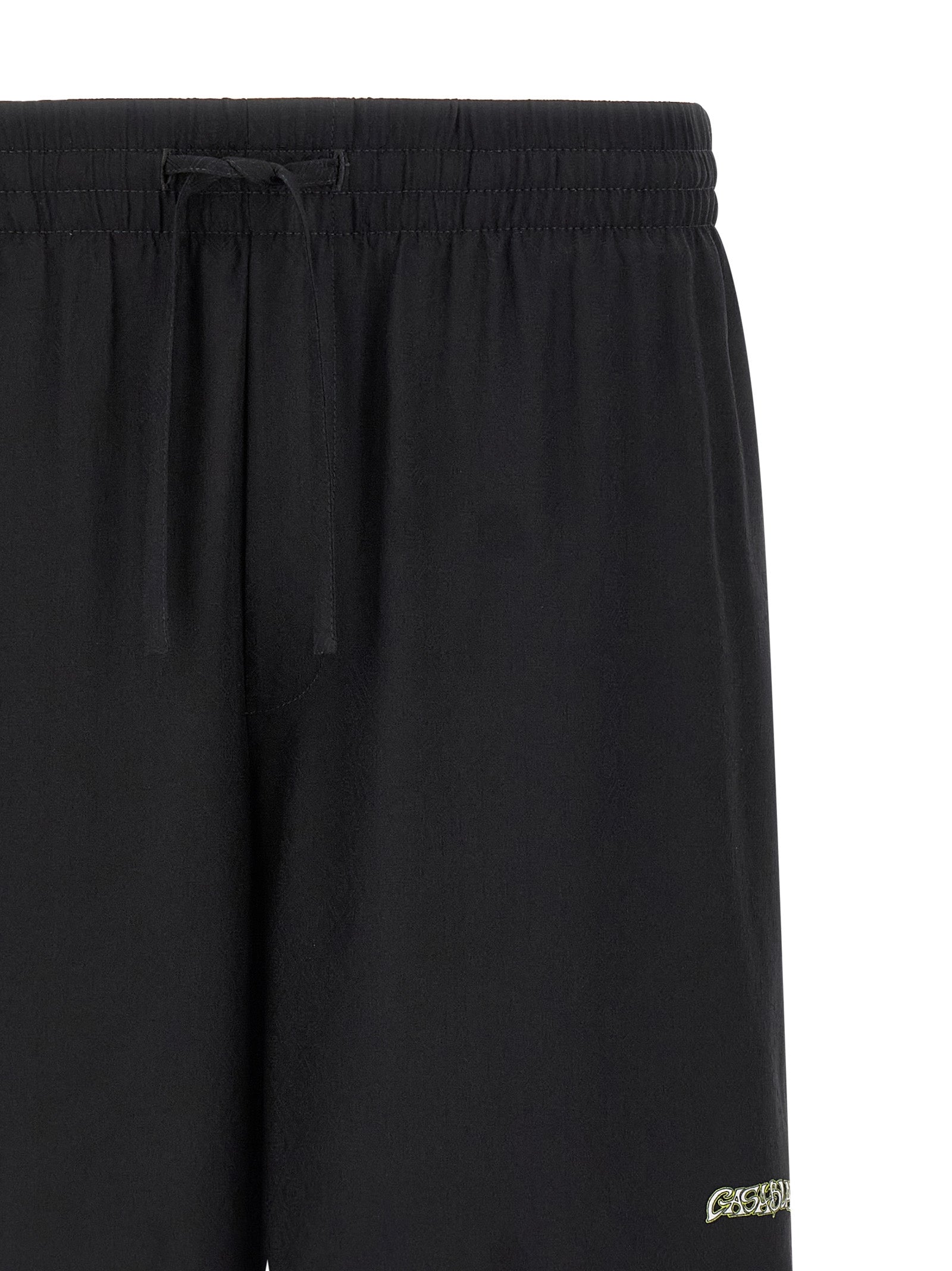 Volcano bermuda shorts Black Silk Bermuda