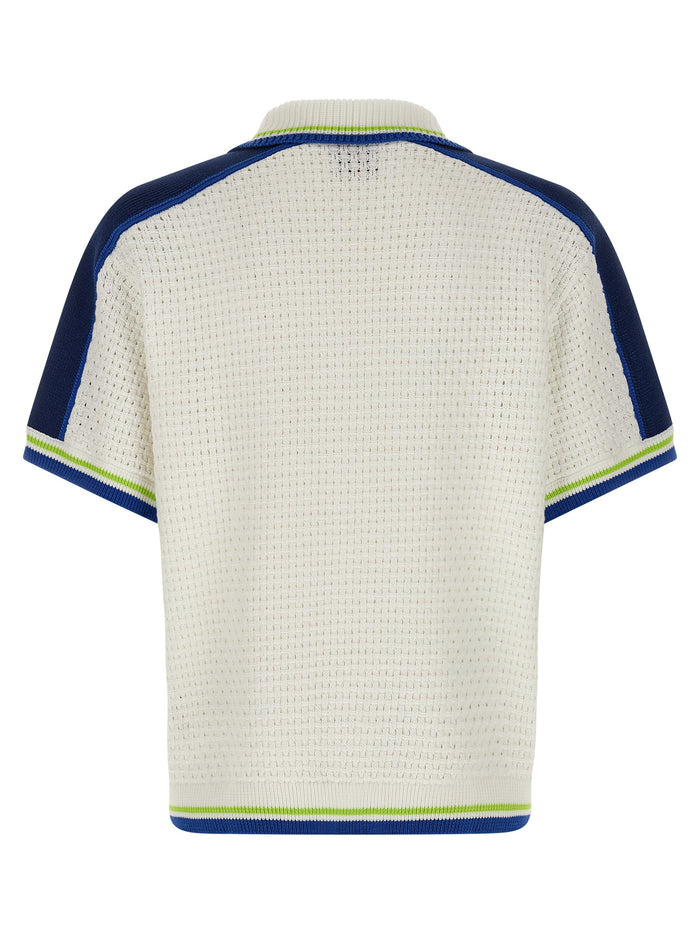 Tennis Cotton Crochet shirt White Shirt, Blouse