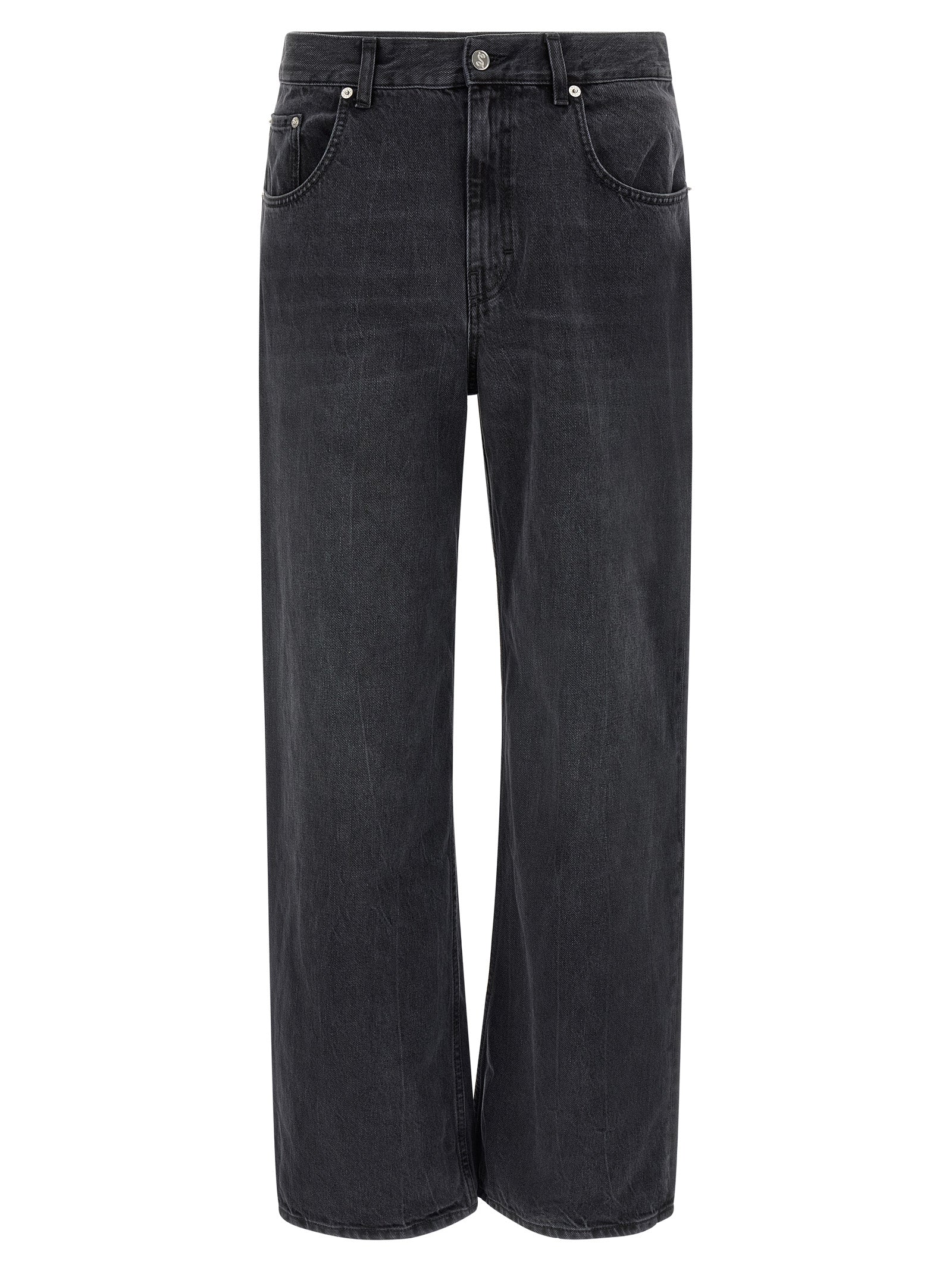 5-pocket jeans Black Cotton