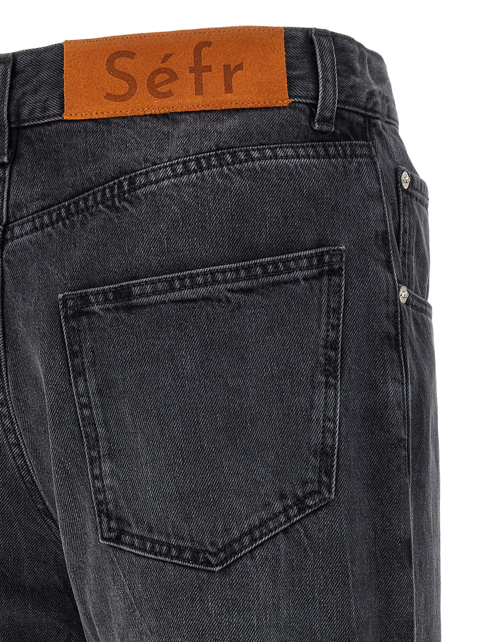 5-pocket jeans Black Cotton