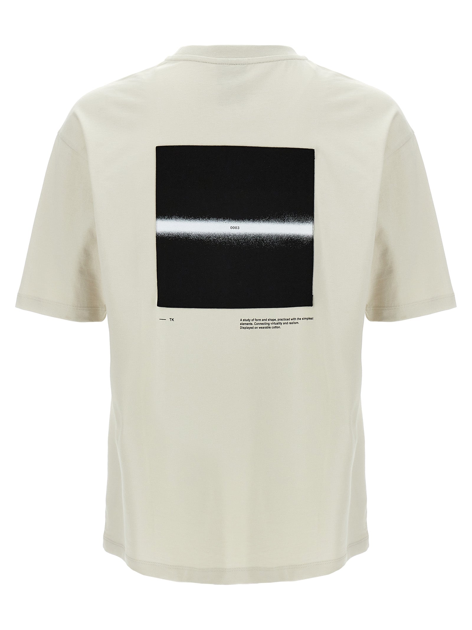 M TS 840 T-shirt Beige Cotton