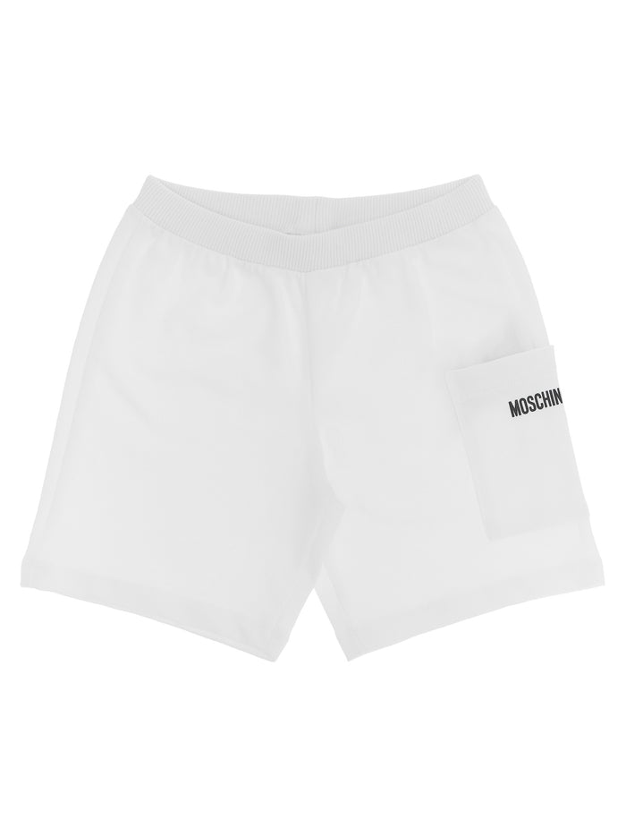Moschino Teddy Bear T-shirt + bermuda suits White Cotton Dress