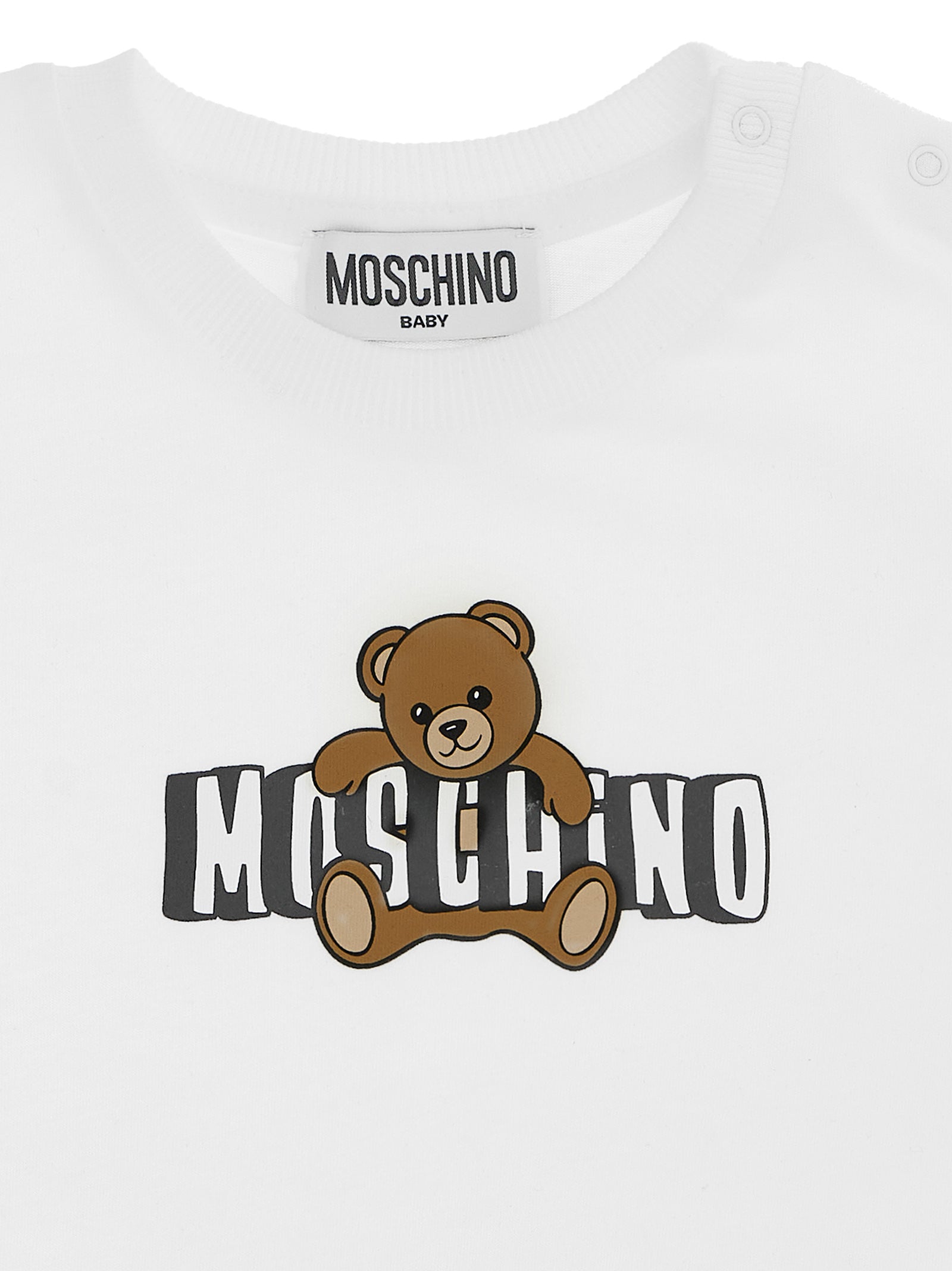 Moschino Teddy Bear T-shirt + bermuda suits White Cotton Dress