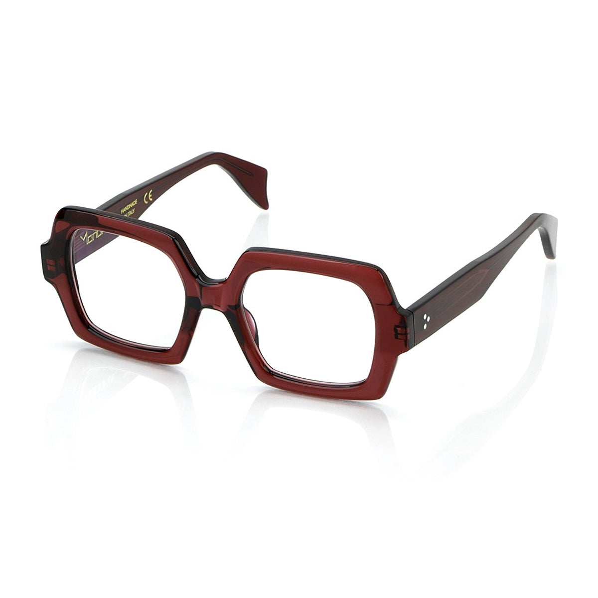 Monokol Concept Eyewear MK304 C41 Bordeaux Trasparente Acetate Occhiali Da Vista