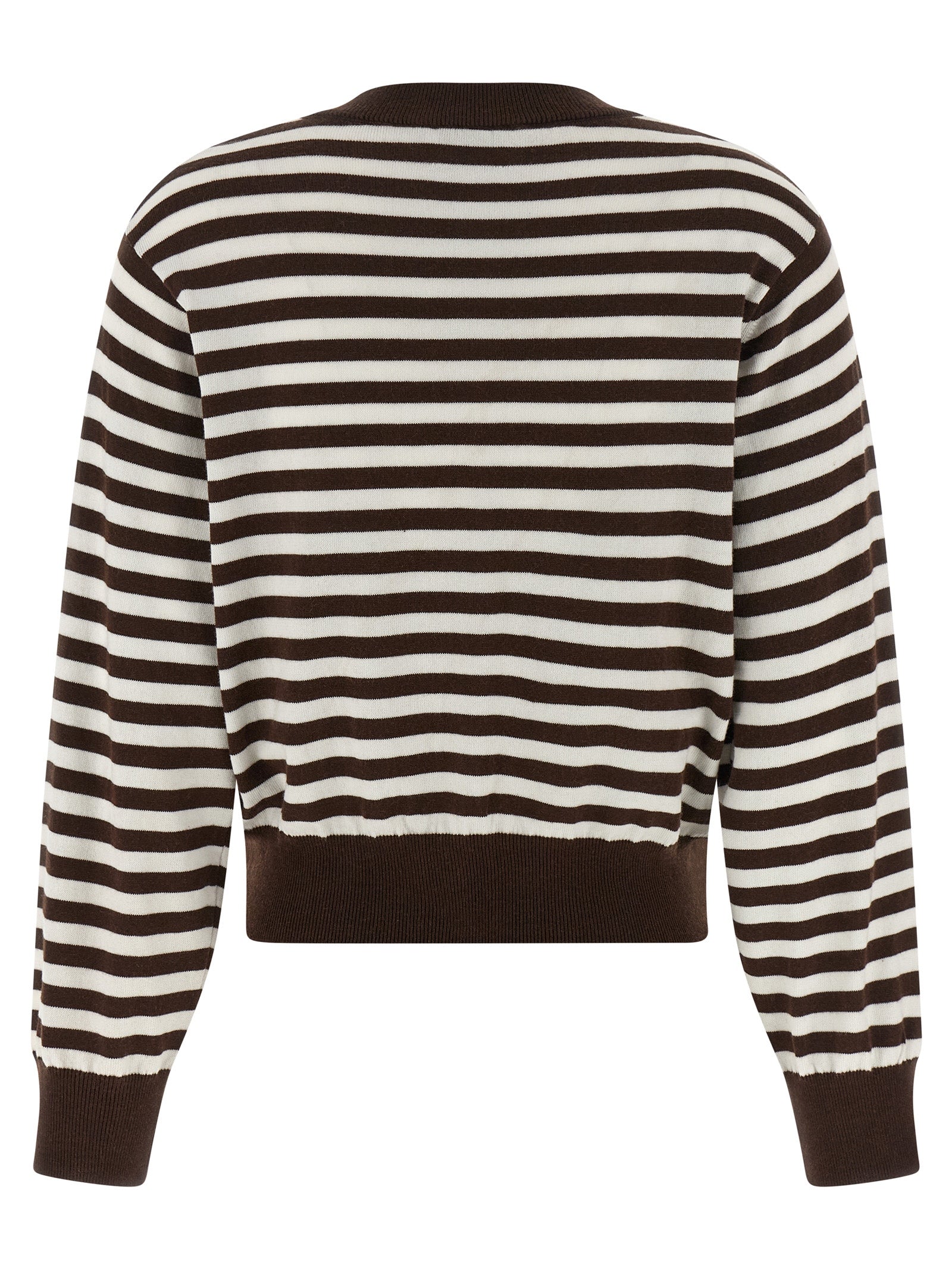 Be Motivated cardigan Brown Cotton Cashmere Sweater, Cardigans