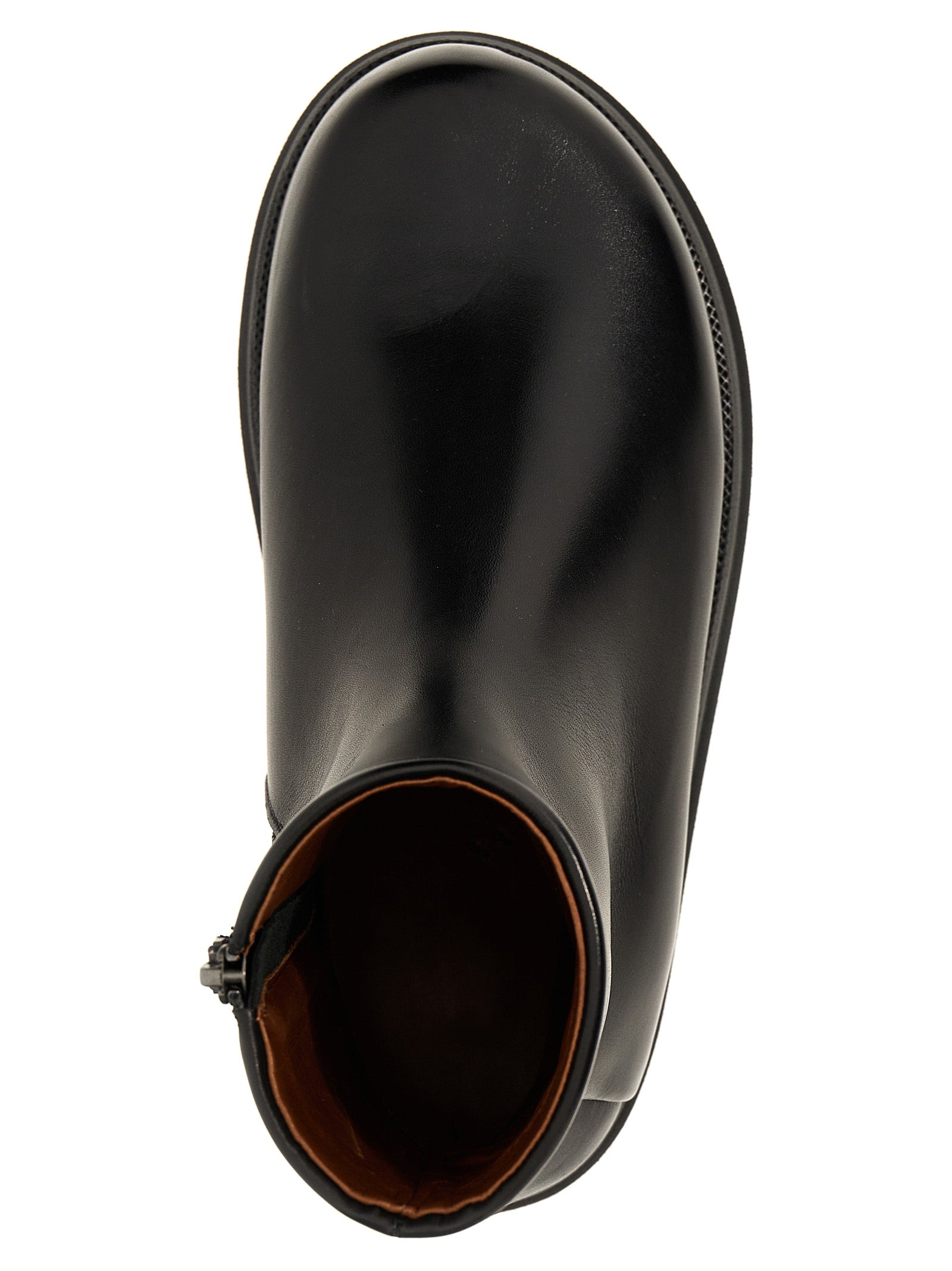Accom ankle boots Black Calfskin Leather Boots