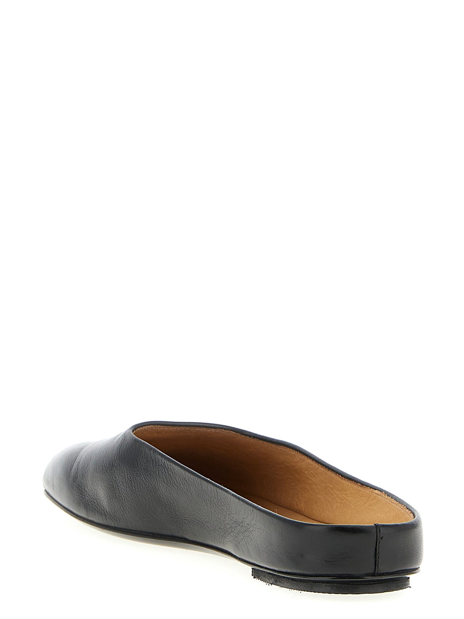 Bama mules Black Calfskin Leather (bos Taurus) Flat Shoes