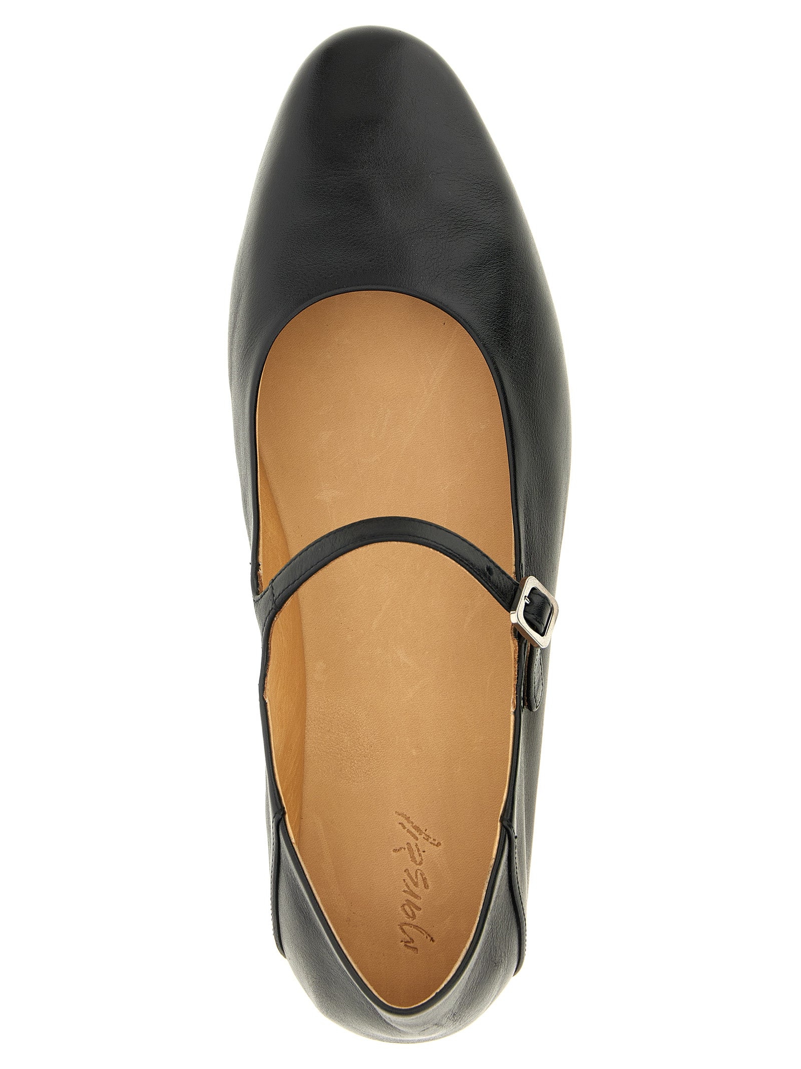 Strascico ballet flats Black Calfskin Leather (bos Taurus) Flat Shoes
