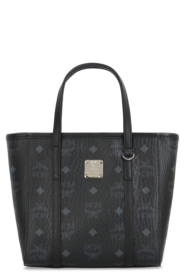 Mini Tote Bag Toni Visetos Black Polyurethane