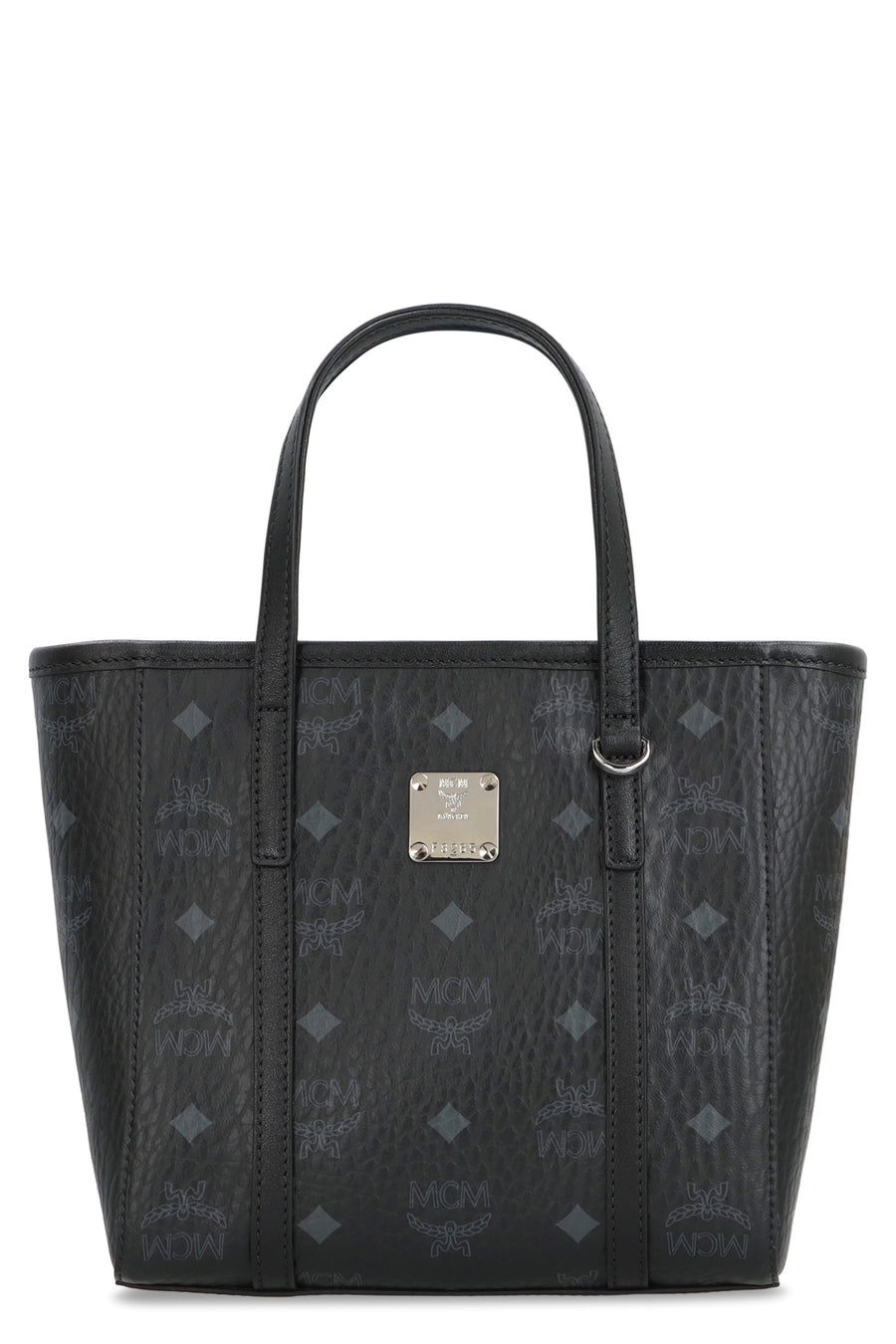 Mini Tote Bag Toni Visetos Black Polyurethane