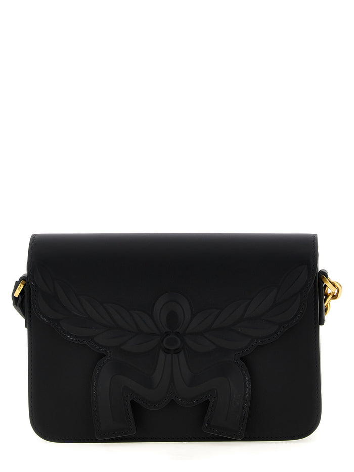 Himmel crossbody bag Black Calfskin Leather (bos Taurus)
