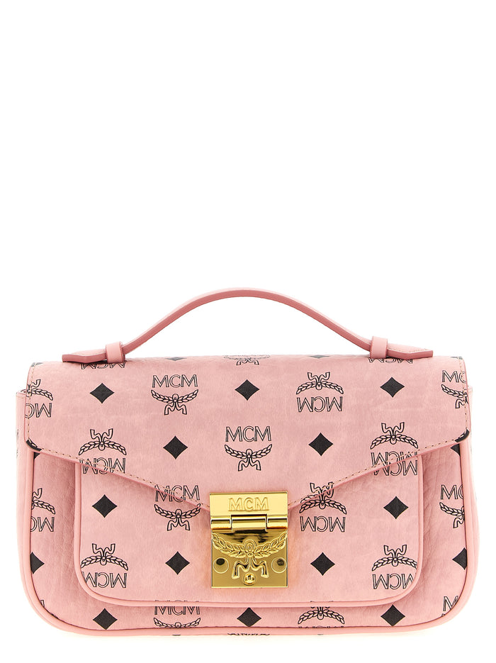 Medium Tracy crossbody bag Pink Polyurethane Polyester Cotton