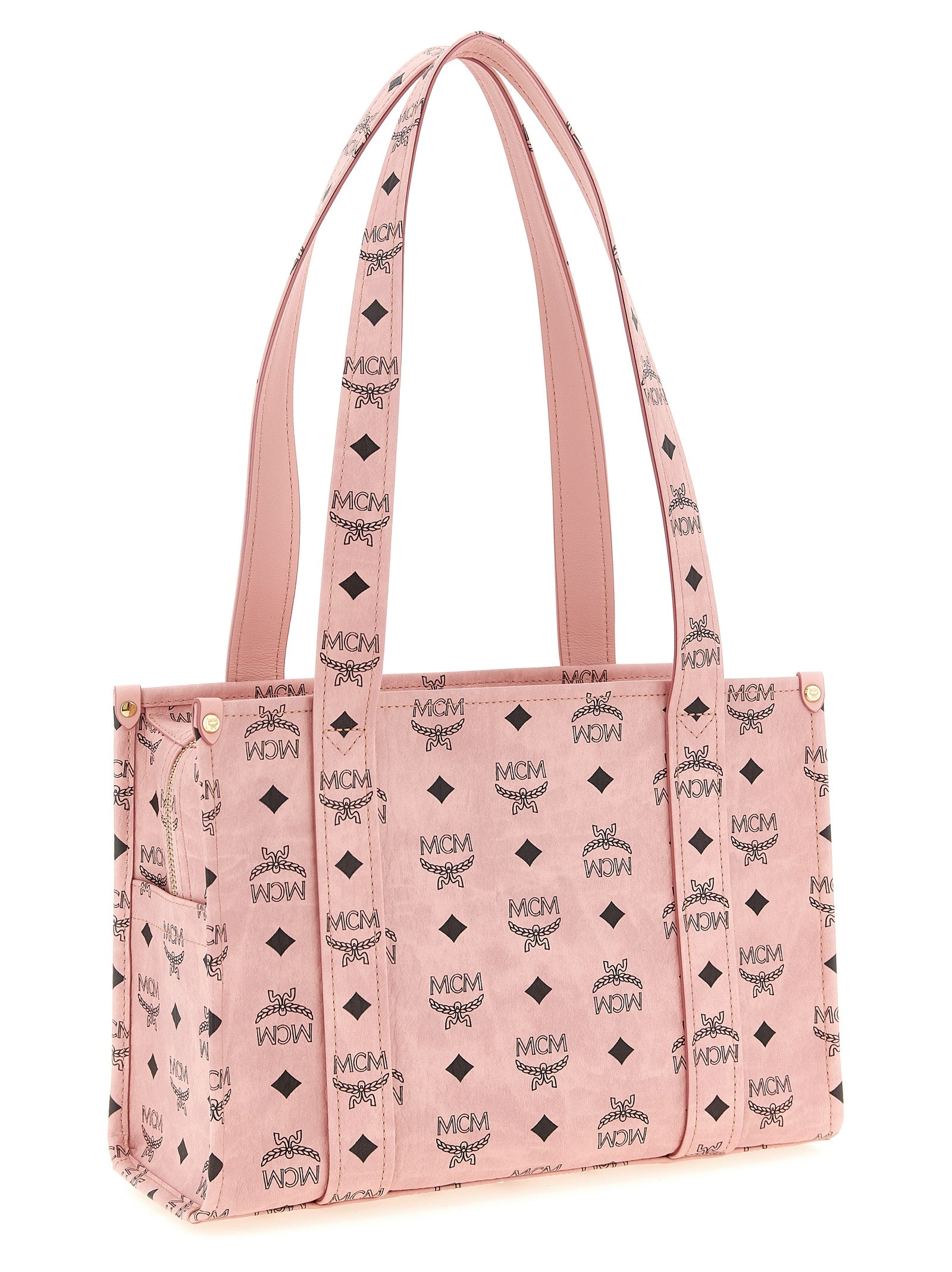 Aren School Tote shoulder bag Pink Polyurethane