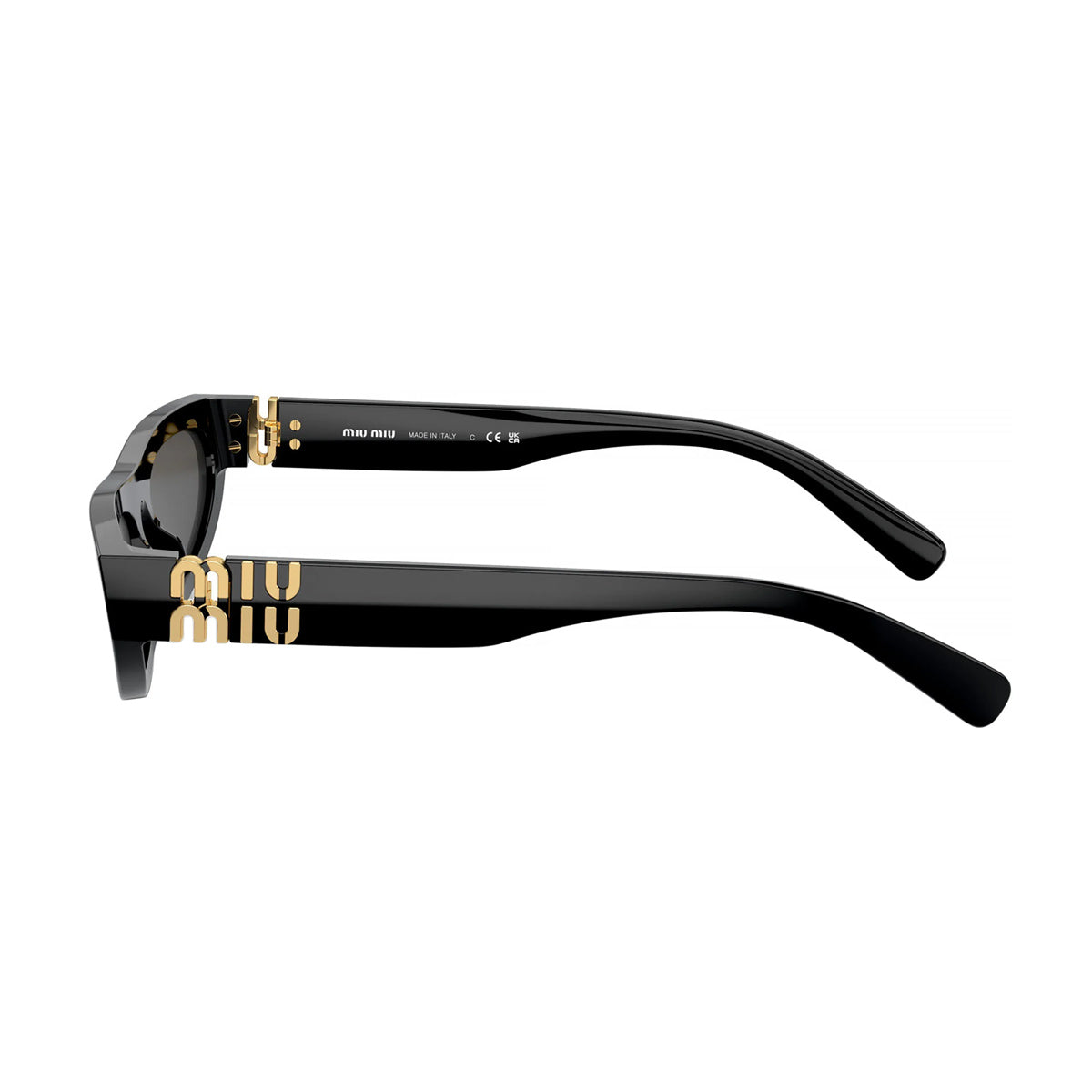 Miu 0MU 07ZS Glimpse 1AB5S0 Nero Acetate Occhiali Da Sole