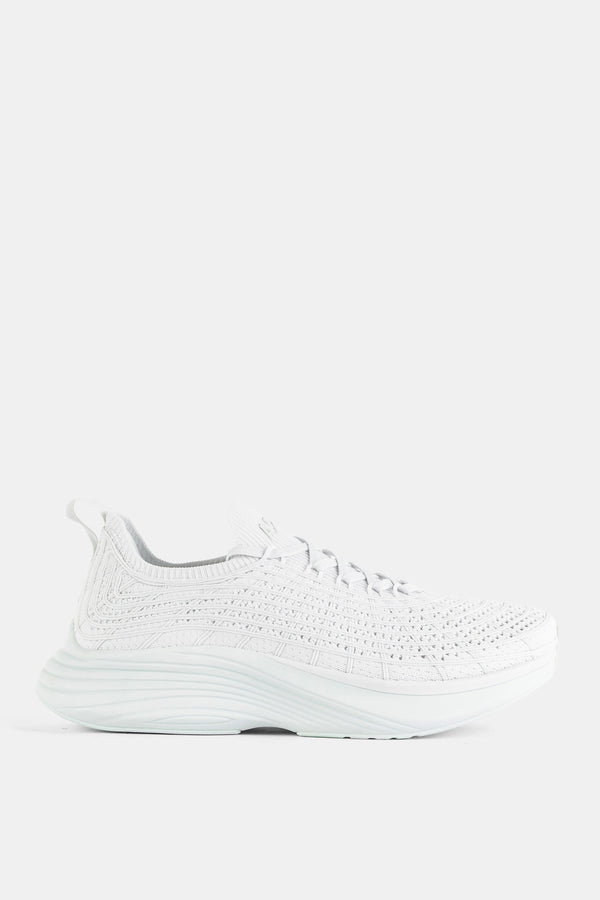 Apl Synthetic knit upper sneaker in white
