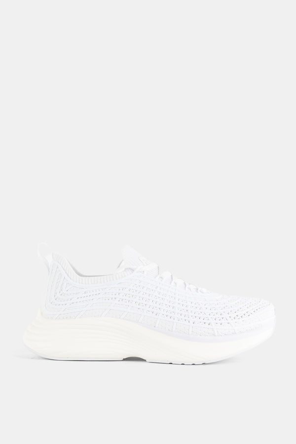 Apl Knit mesh upper sneaker in white