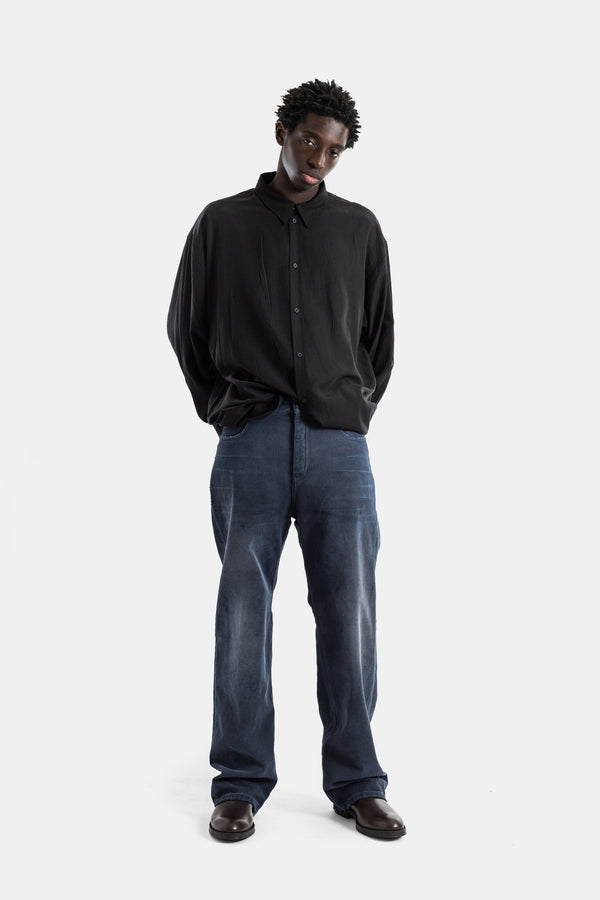 Balenciaga Japanese cotton denim jeans in blue