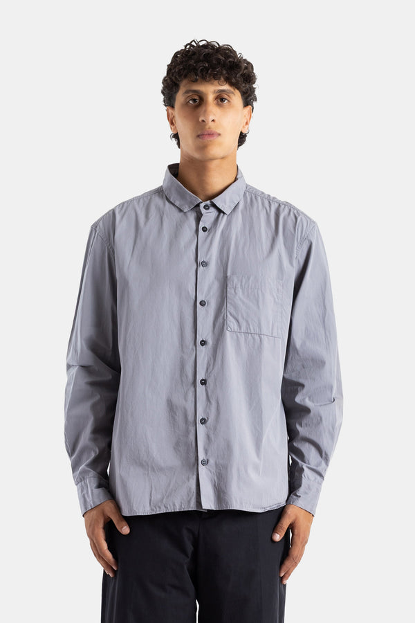 Bergfabel Cotton poplin shirt in gray