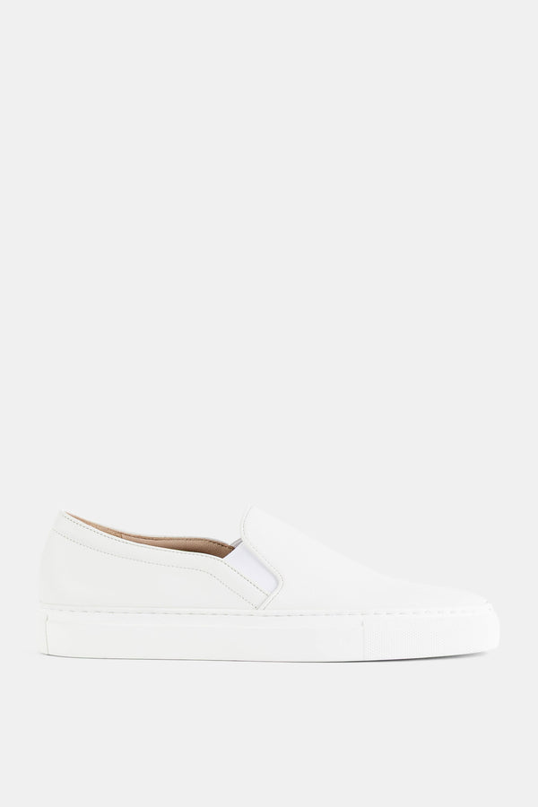 Brightway Nappa leather slip-on sneaker in white