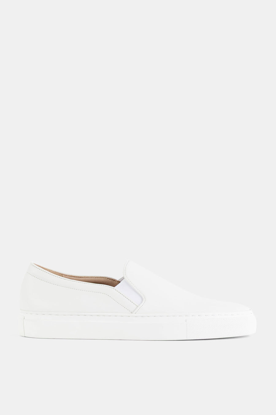 Brightway Nappa leather slip-on sneaker in white