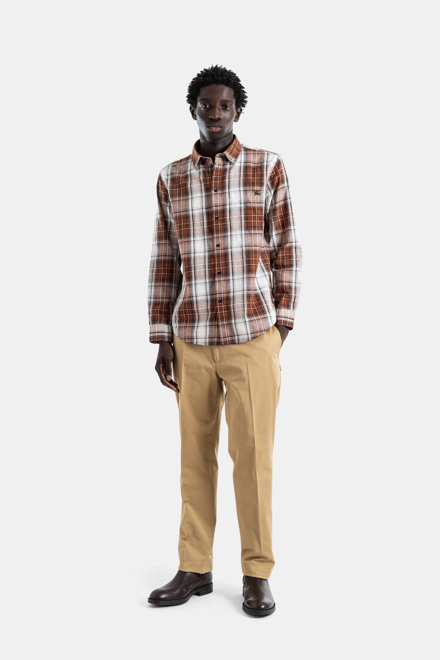 Burberry Cotton shirt in orange