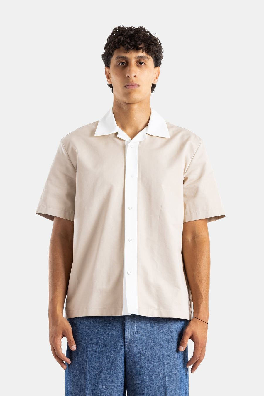 Jil Sander Cotton shirt in beige