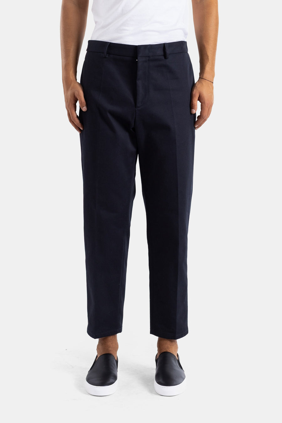 Jil Sander Cotton trousers in navy