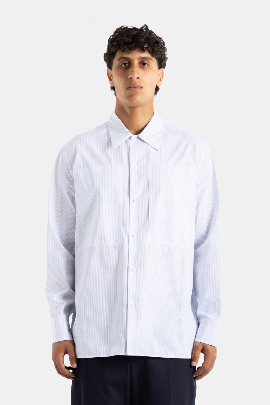 Jil Sander Cotton shirt in blue