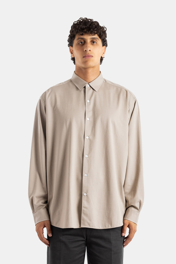 Kanemasa Phil. Cotton jersey shirt in beige