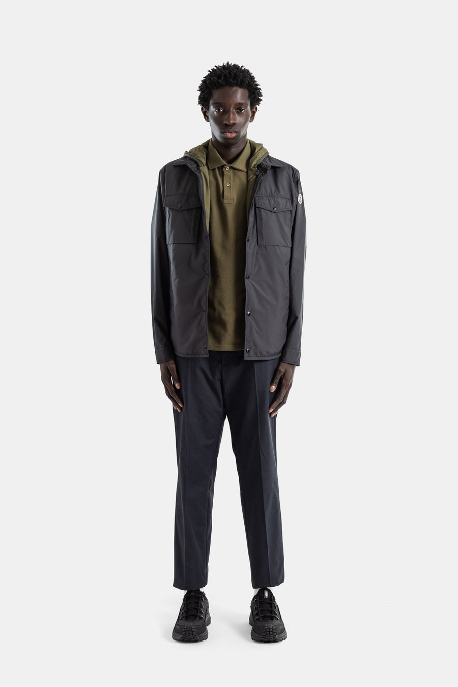 Moncler Polyester jacket in black