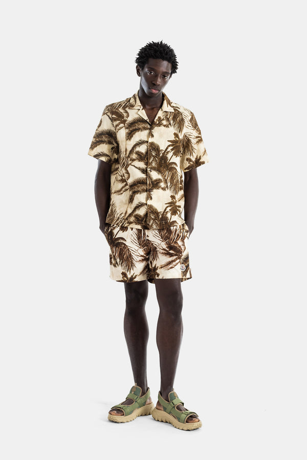 Moncler Polyester bermudas in beige