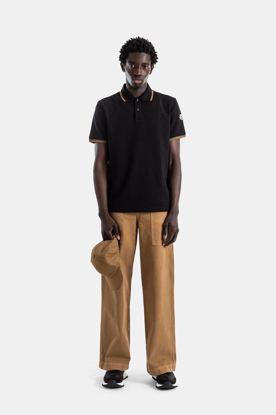 Moncler Cotton trousers in brown