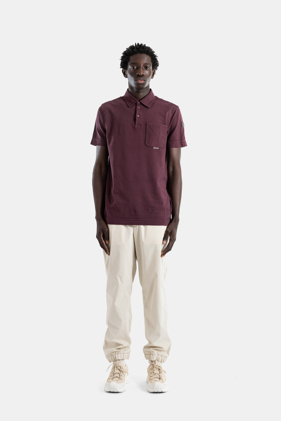 Moncler Technical nylon joggers in white